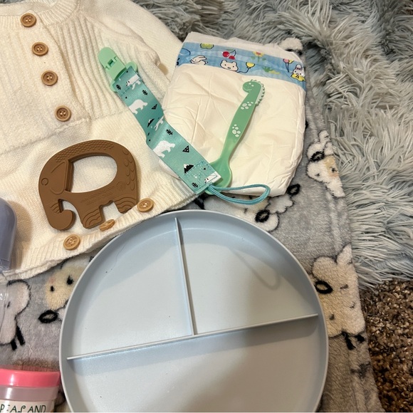 Reborn Baby Boy Doll Cloth Body Full Silicone Vinyl Limbs & Accessories (NEW) - Picture 11 of 12